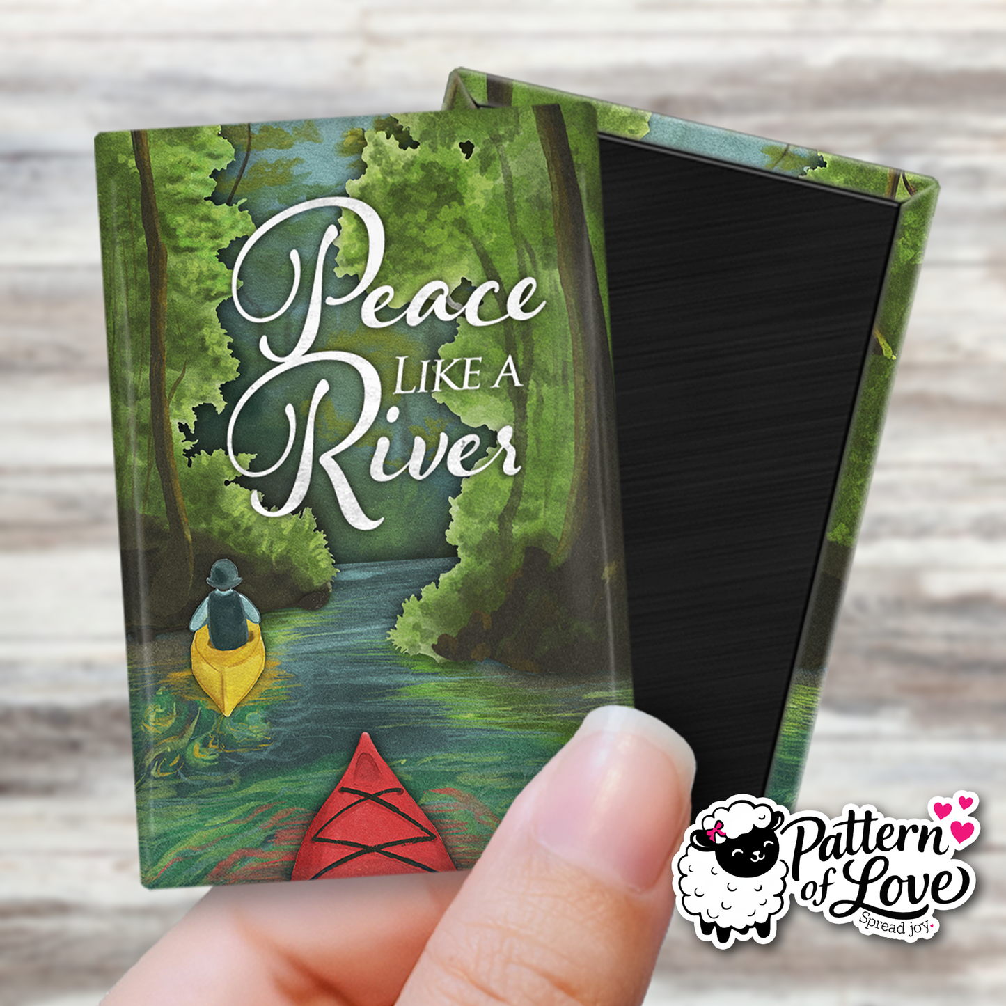 Peace Like a River - Refrigerator Magnet