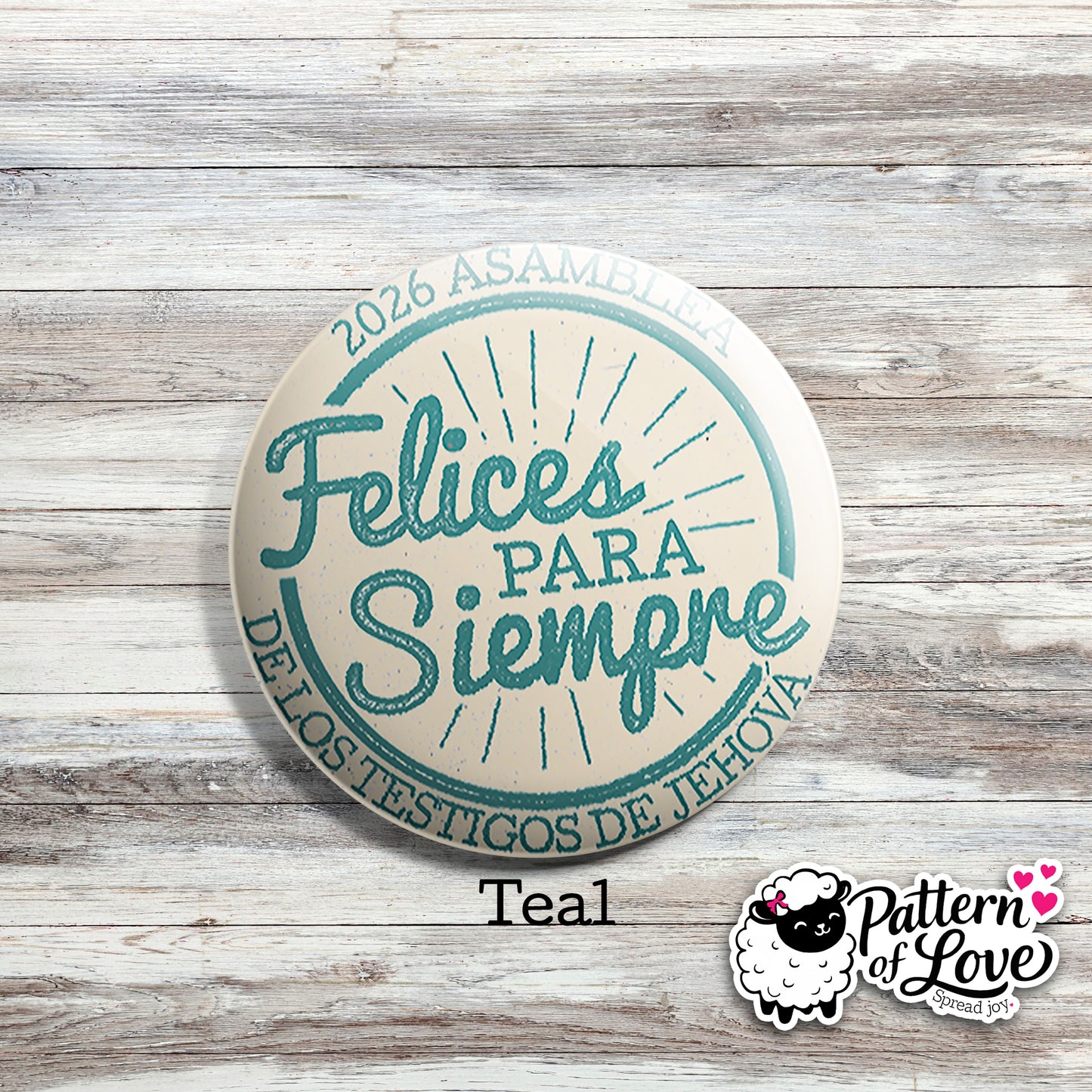 Felices Para Siempre - Retro Stamp - SPANISH