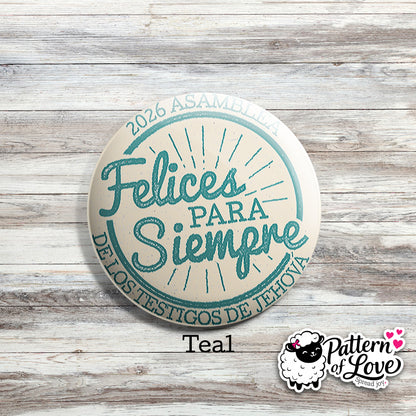 Felices Para Siempre - Retro Stamp - SPANISH