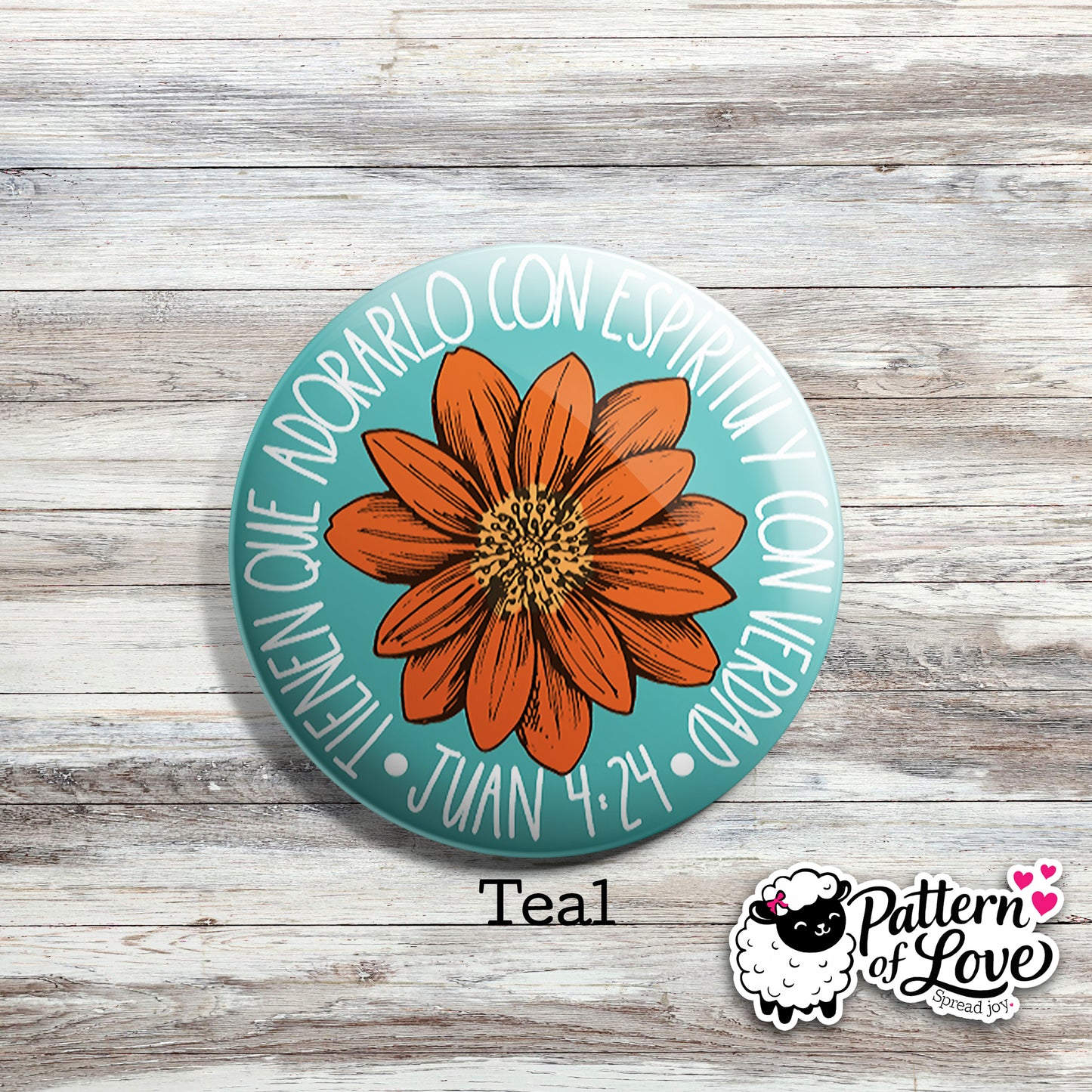 Tiene que adorarlo con espíritu y con verdad - Floral - SPANISH