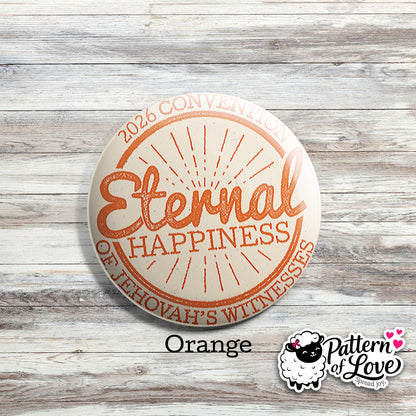 Eternal Happiness - Retro Stamp