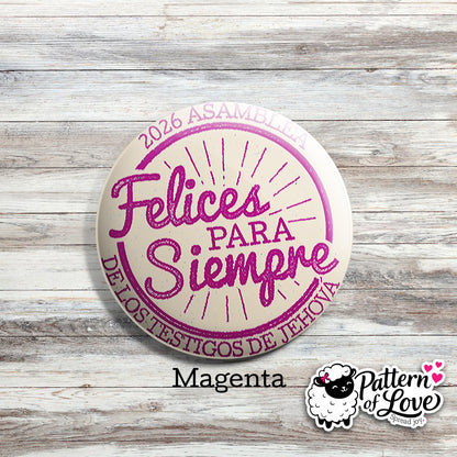 Felices Para Siempre - Retro Stamp - SPANISH
