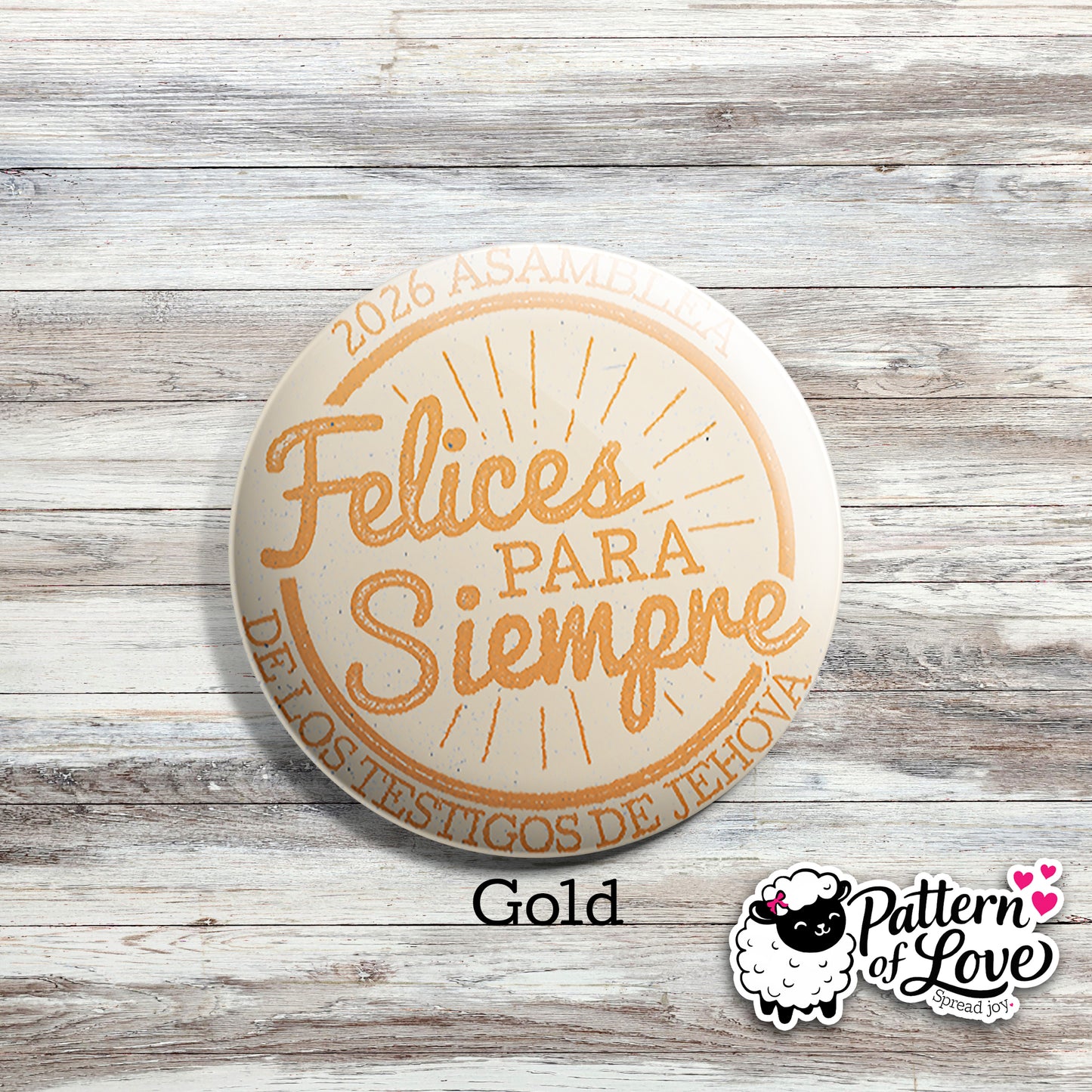 Felices Para Siempre - Retro Stamp - SPANISH