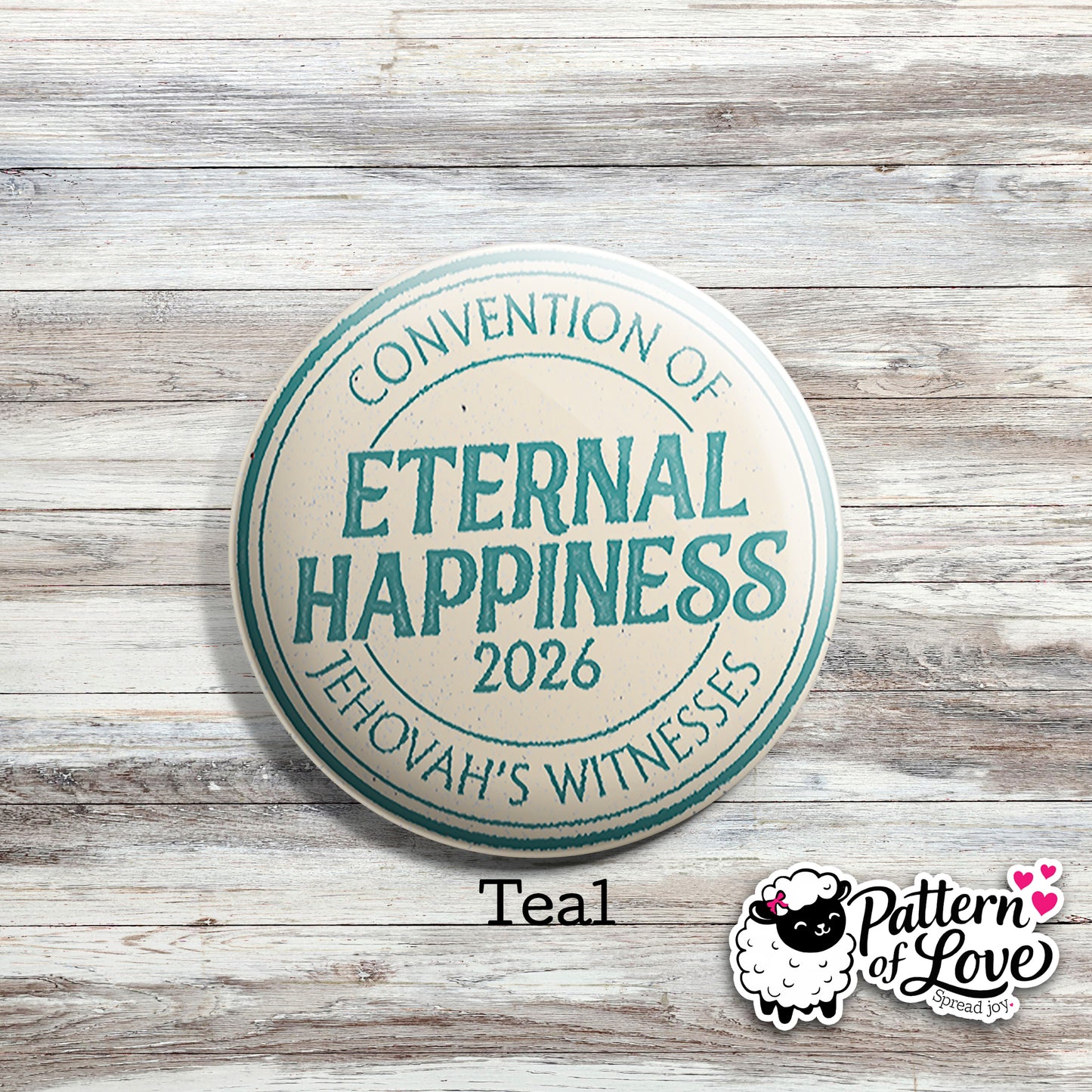 Eternal Happiness - Vintage Stamp