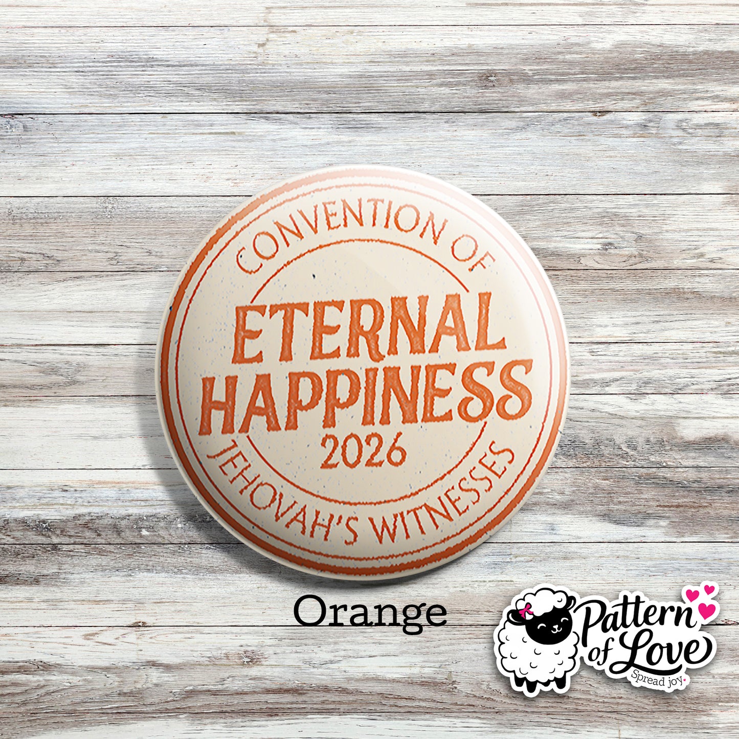 Eternal Happiness - Vintage Stamp