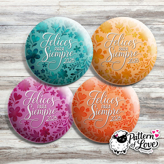 Felices Para Siempre - Floral - SPANISH