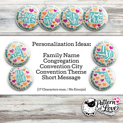 Personalized - Warm Love and Greetings - State Typography