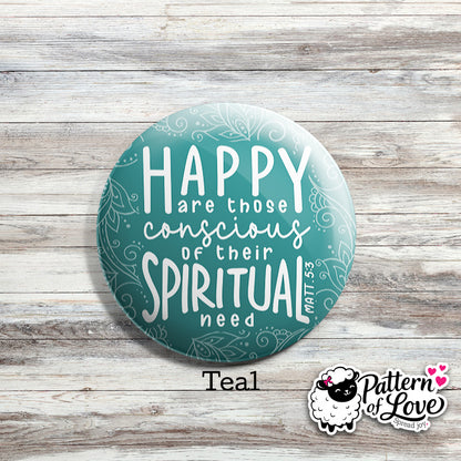 Happy Are Those Conscious of Their Spiritual Need