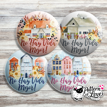 No Hay Vida Mejor - Floral Houses