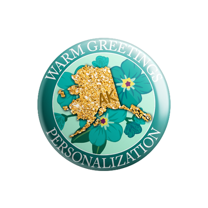Personalized - Warm Greetings - State Flower