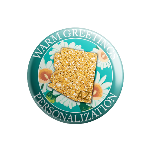 Personalized - Warm Greetings - State Flower