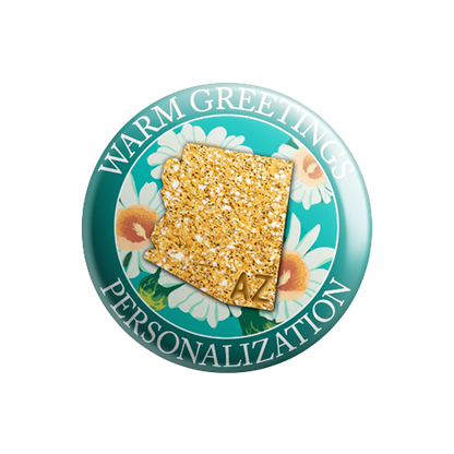 Personalized - Warm Greetings - State Flower