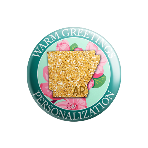 Personalized - Warm Greetings - State Flower