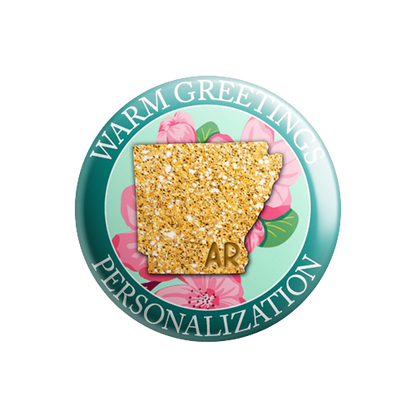 Personalized - Warm Greetings - State Flower