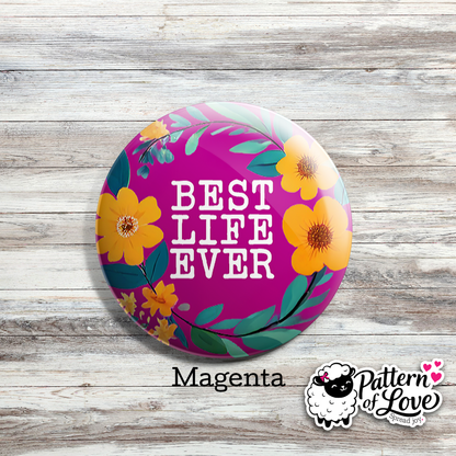 Best Life Ever - Bright Floral Wreath