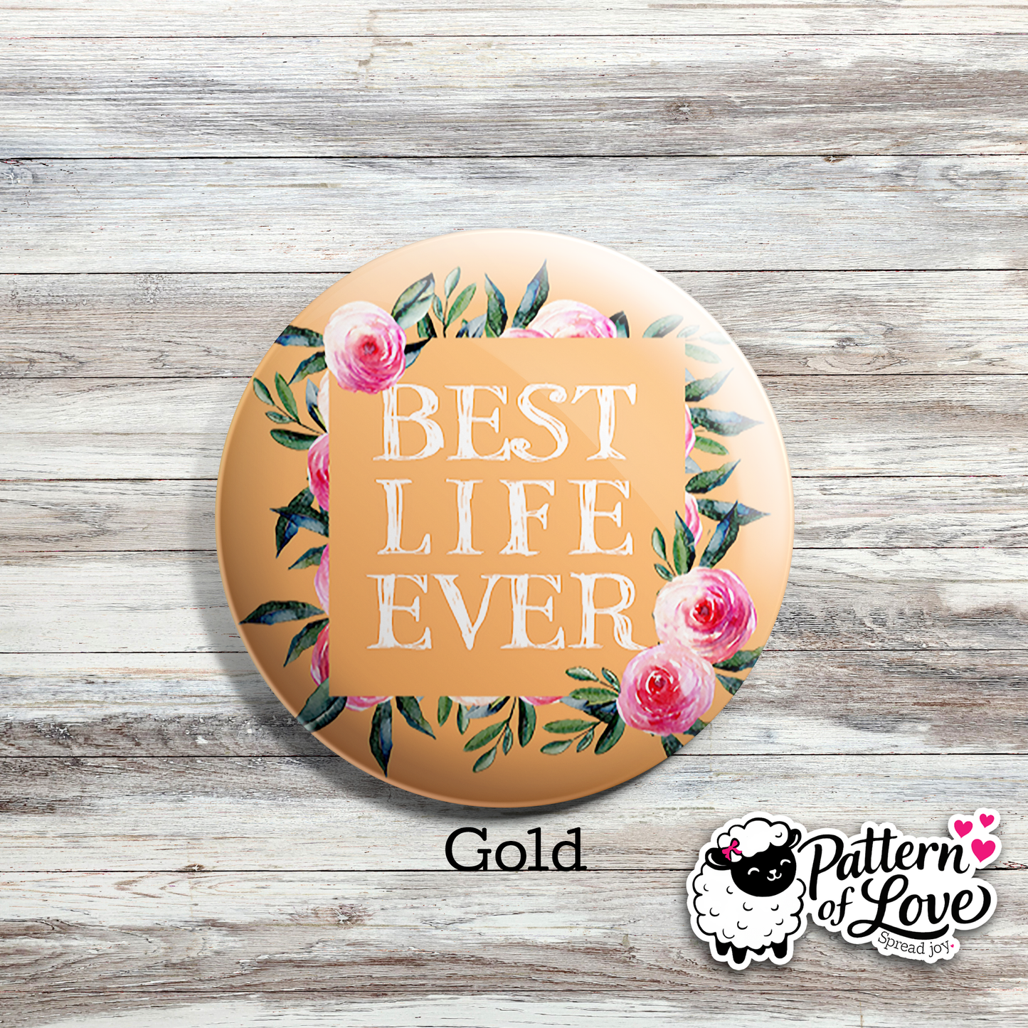 Best Life Ever - Rose Wreath