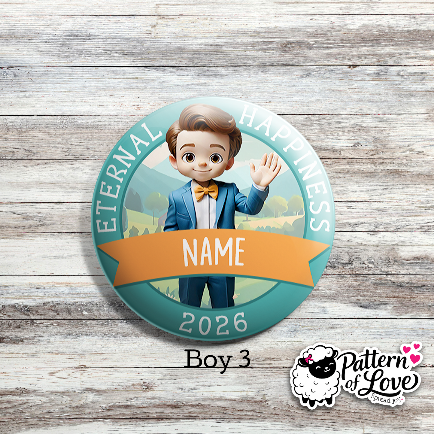 Personalized Eternal Happiness Kids