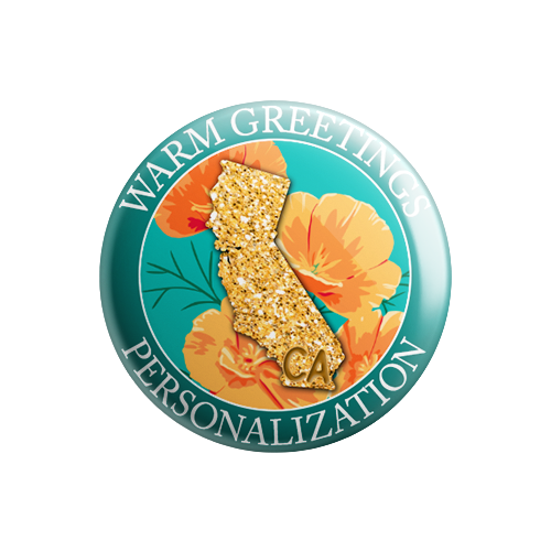 Personalized - Warm Greetings - State Flower