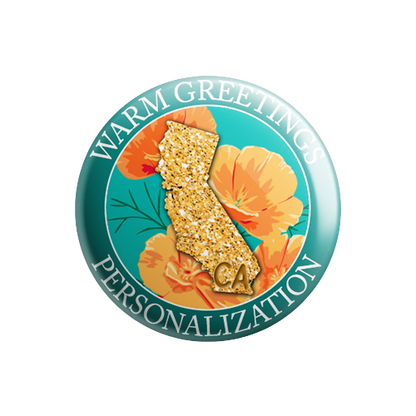 Personalized - Warm Greetings - State Flower
