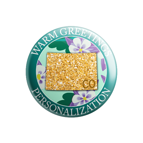 Personalized - Warm Greetings - State Flower