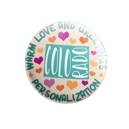 Personalized - Warm Love and Greetings - State Typography