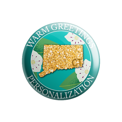 Personalized - Warm Greetings - State Flower