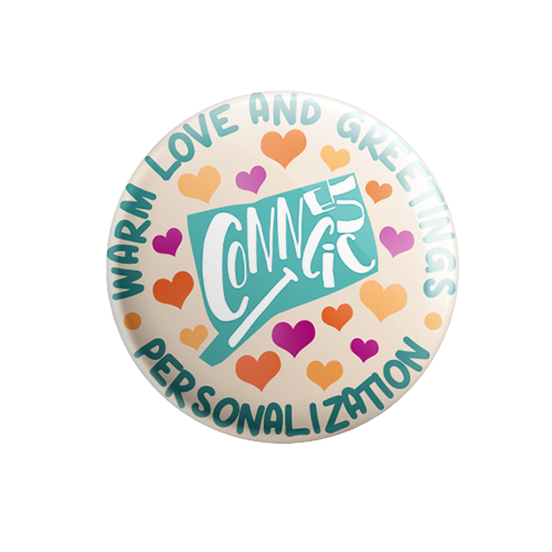 Personalized - Warm Love and Greetings - State Typography