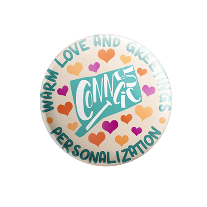 Personalized - Warm Love and Greetings - State Typography
