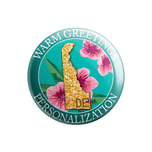 Personalized - Warm Greetings - State Flower