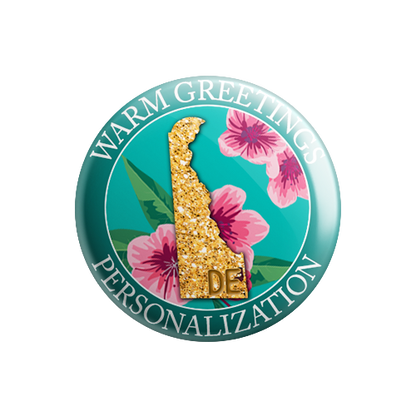 Personalized - Warm Greetings - State Flower
