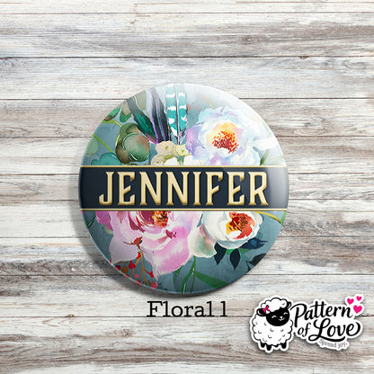 Personalized Floral Name