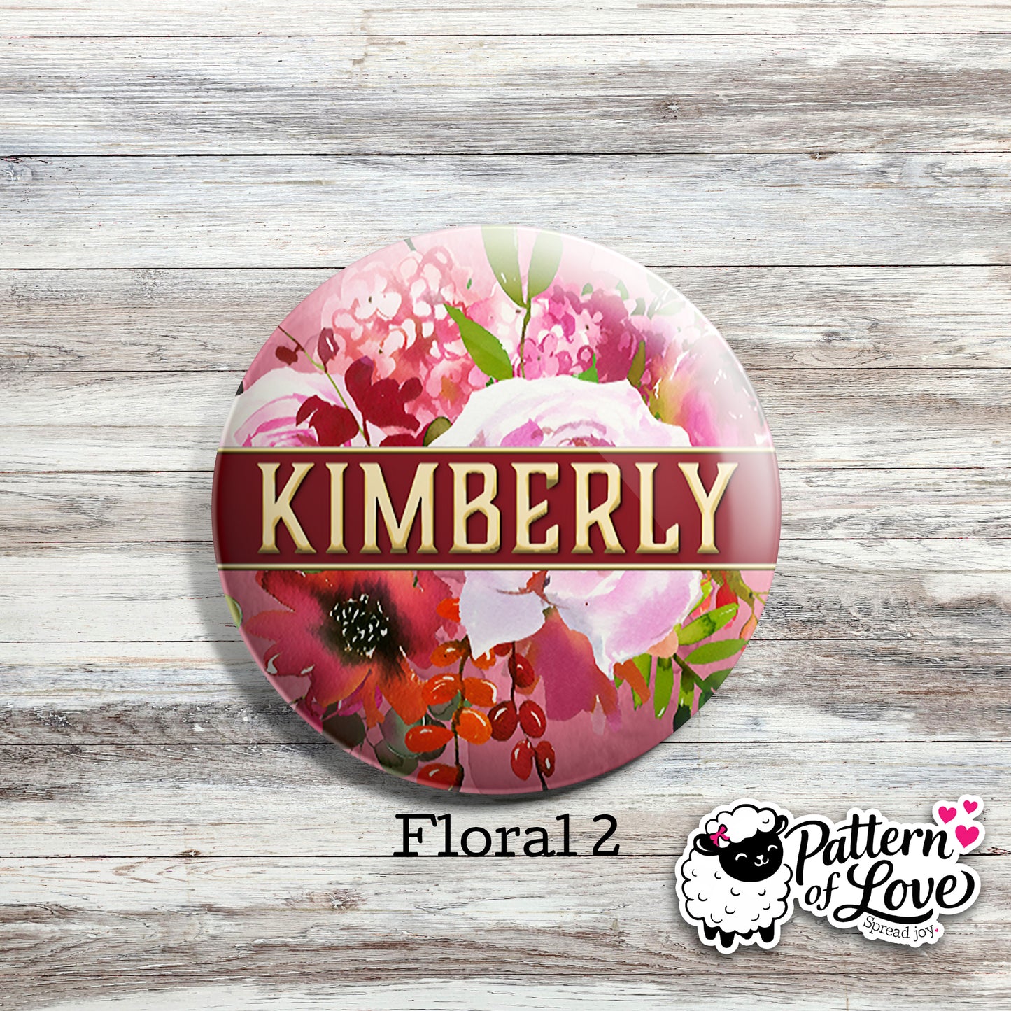 Personalized Floral Name