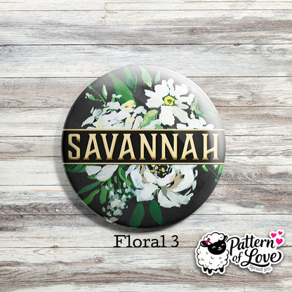 Personalized Floral Name