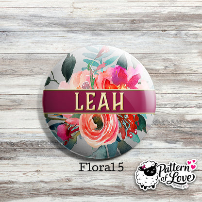 Personalized Floral Name