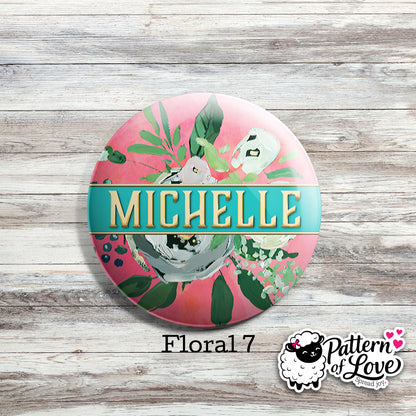 Personalized Floral Name