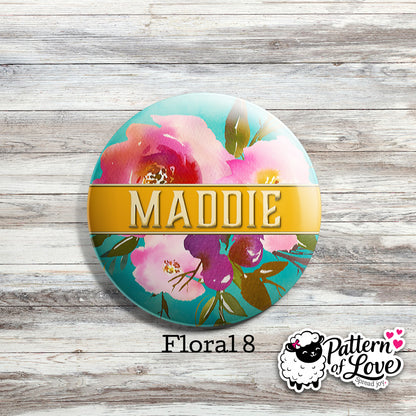 Personalized Floral Name