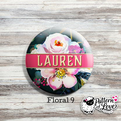 Personalized Floral Name