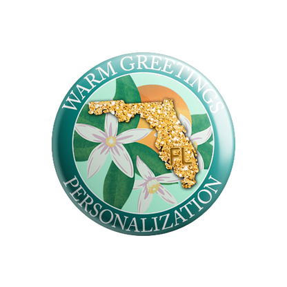 Personalized - Warm Greetings - State Flower