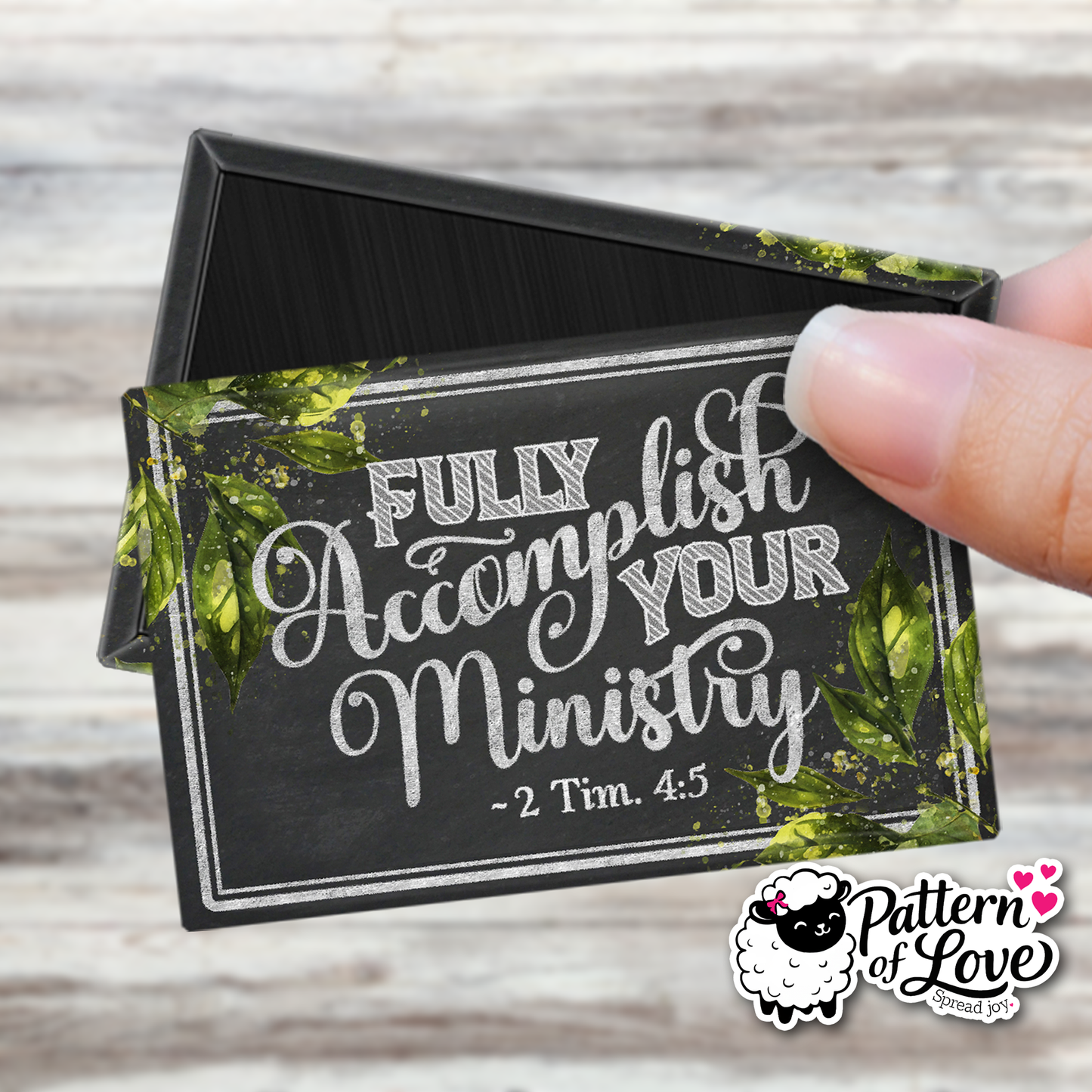Fully Accomplish Your Ministry - Foliage Refrigerator Magnet