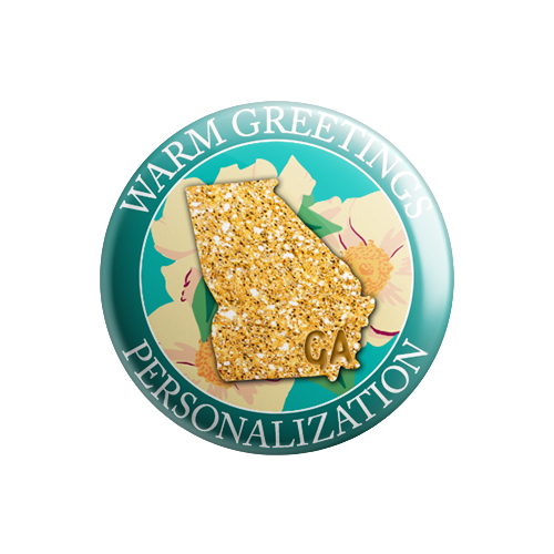 Personalized - Warm Greetings - State Flower