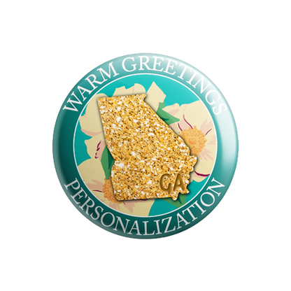 Personalized - Warm Greetings - State Flower