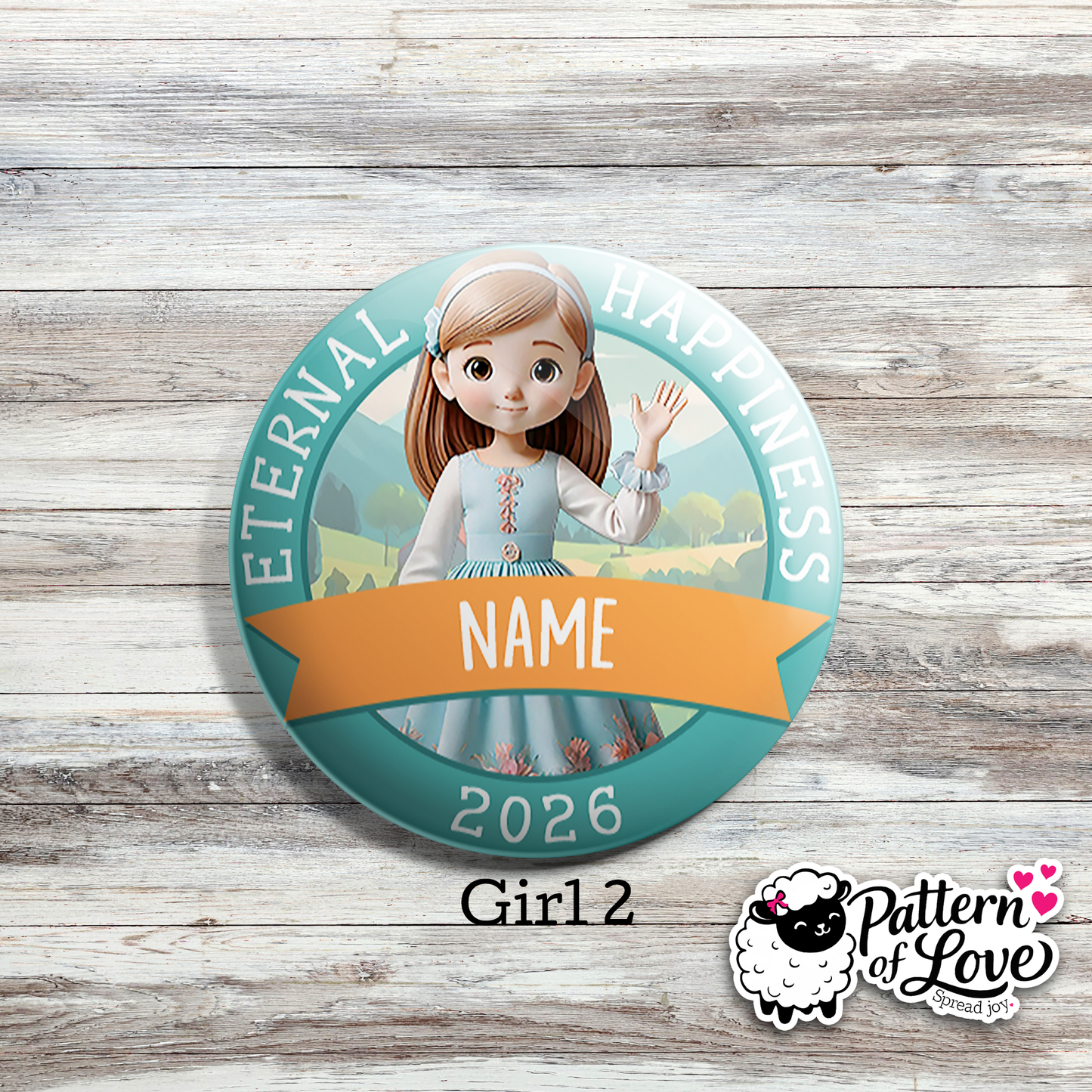 Personalized Eternal Happiness Kids