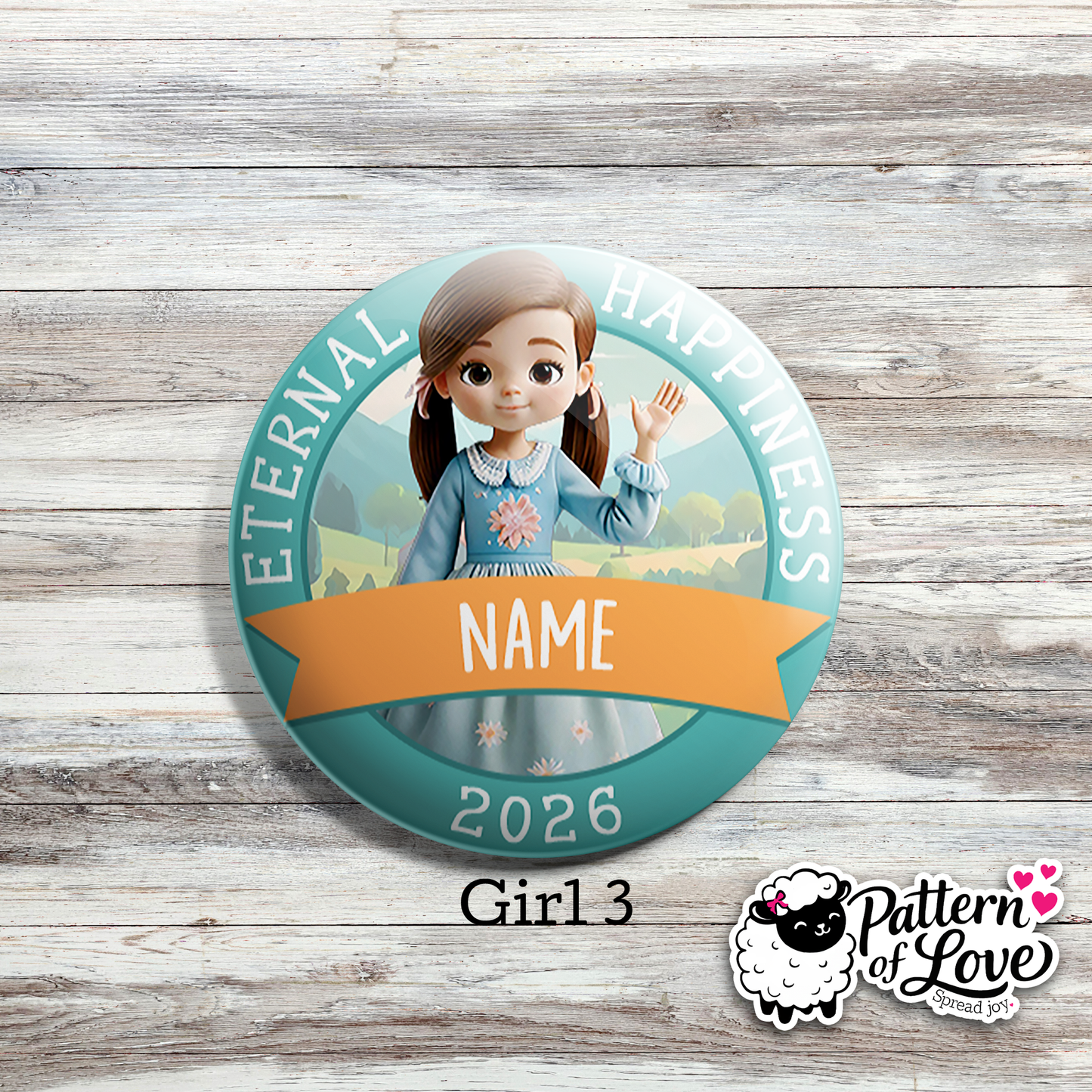 Personalized Eternal Happiness Kids