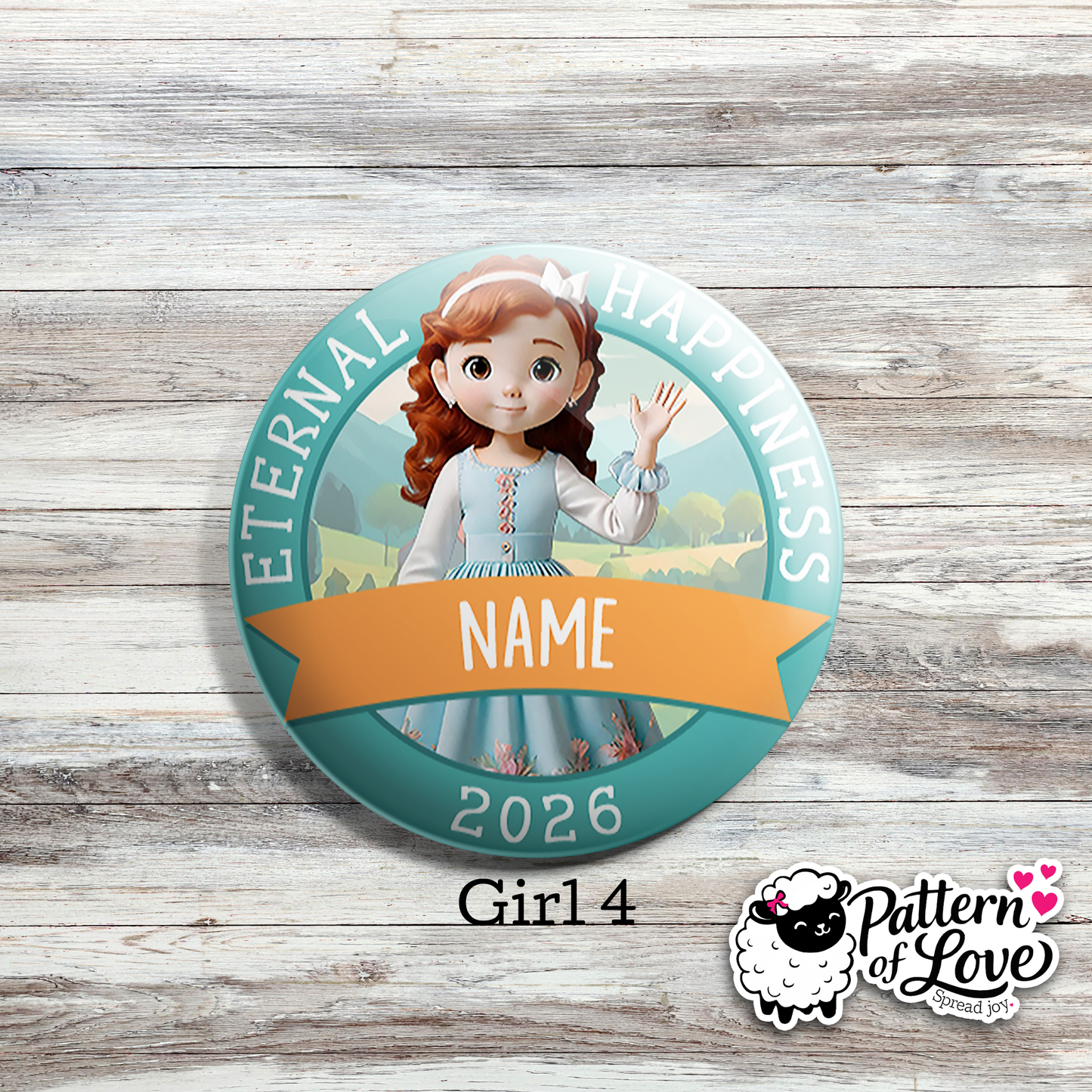 Personalized Eternal Happiness Kids
