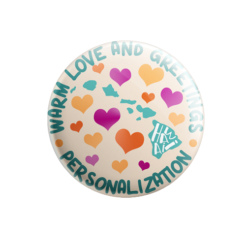 Personalized - Warm Love and Greetings - State Typography