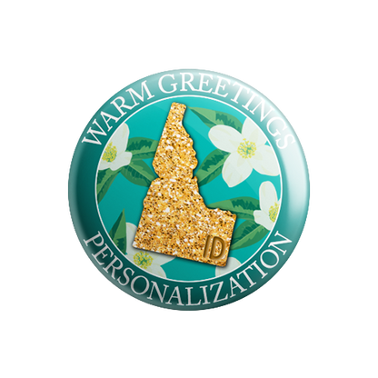 Personalized - Warm Greetings - State Flower