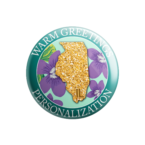 Personalized - Warm Greetings - State Flower