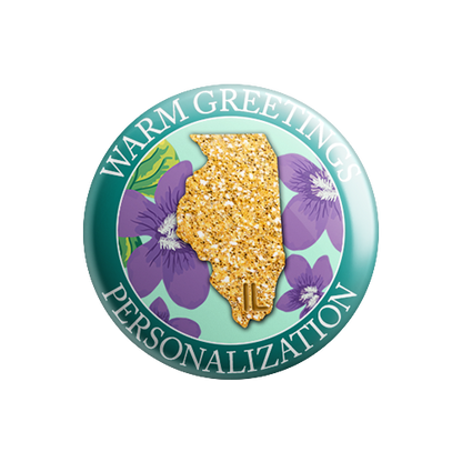 Personalized - Warm Greetings - State Flower