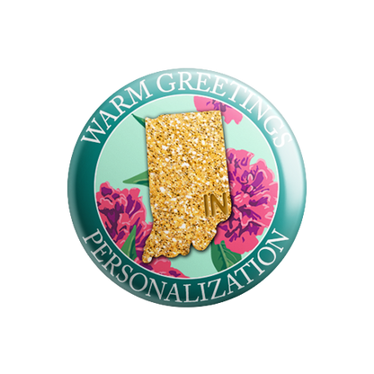 Personalized - Warm Greetings - State Flower