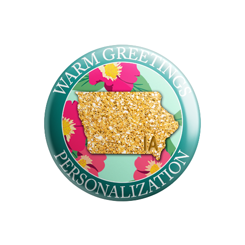 Personalized - Warm Greetings - State Flower